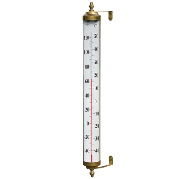 4" Gold and White Glass Tube Window Thermometer Bed Bath & Beyond